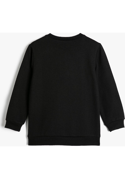 Koton Sweatshirt Uzun Kollu Bisiklet Yaka Futbol Temalı Baskı Detaylı Şardonlu Siyah 4wkb10360tk 4WKB10360TK999 Siyah Koton Sweatshirt Uzun Kollu Bisiklet Yaka Futbol Temalı Baskı Detaylı Şardonlu Siyah 4wkb10360tk 4WKB10360TK999 Siyah