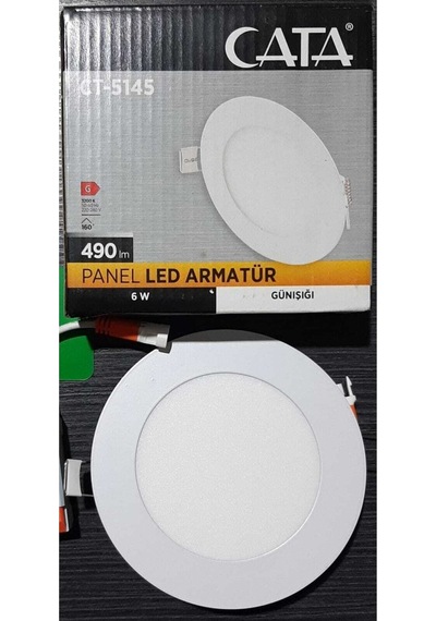 Ct-5145 6w Led Panel Armatür Gün Işığı Diğer