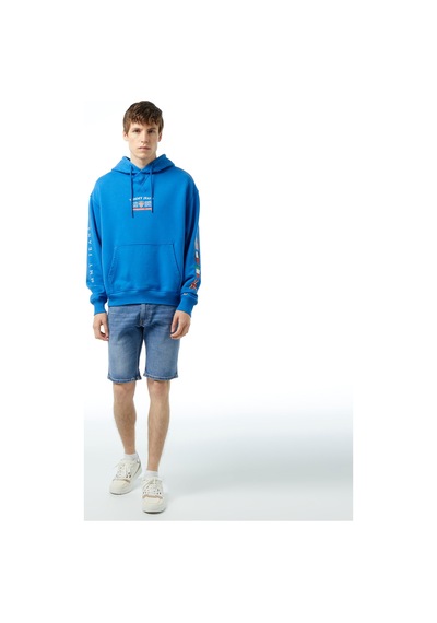 Tommy Hilfiger Tommy Jeans Tju Archive Games Unisex Mavi Hoodiedüzdm0dm19544