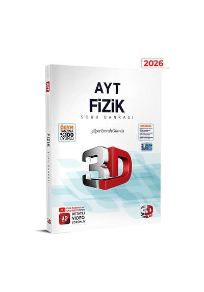 3D Yayınları 3D Yayınları AYT Fizik Soru Bankası
