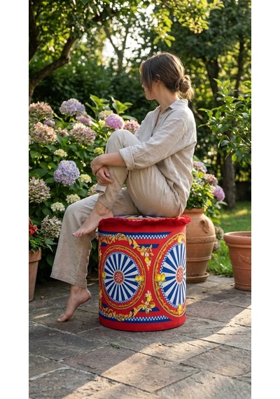 Verona Rouge Puf Sarı