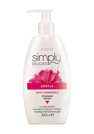 Avon Simply Delicate Gentle With Chamomile Papatya ve Cadı Fındıklı Genital Bölge Temizleyici 300 ML