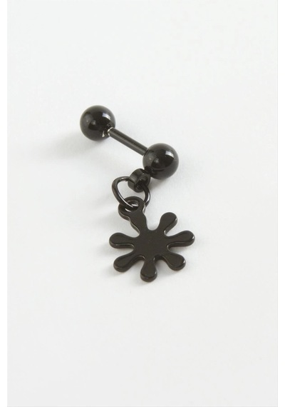 Çiçek Çelik Piercing 1 Adet Çok Renkli