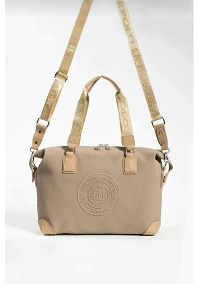 Just Polo Kadın Yeni Sezon Büyük Boy Lüks El Ve Omuz Çantası Shoulder Bag Ebat: 33 X 40 Cm Vizon 61256510