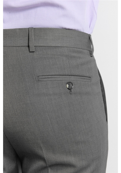İmza Siyah - Haki Yan Cep Kendinden Desenli Comfort Fit Classic Pantolon 1003255177