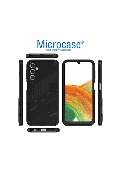 Samsung Galaxy Uyumlu A04S Matrix Serisi Armor Stand Koruma Kılıf AL3416