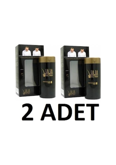 Jaja Fibers Saç Dolgunlaştırıcı Saç Fiberi Topik 50 Gr Siyah 2 Li