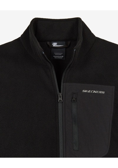 Skechers W Full Zip Polar Kadın Siyah S2620082-3817