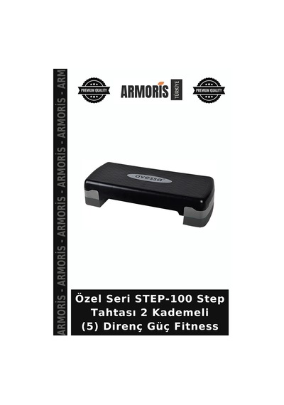 Özel Seri Step-100 Step Tahtası 2 Kademeli 5 Direnç Güç Fitness