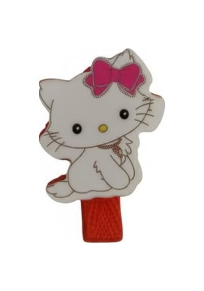 Sevimli Hello Kity Kedi Figürlü Çocuk Tokası Pembe Kurdeleli 5992 Çok Renkli