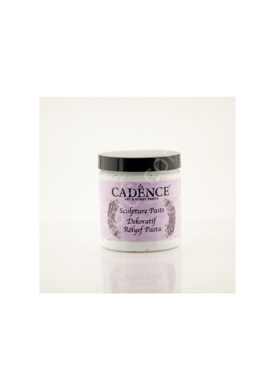 Dekoratif Rölyef Pasta - Sculpture Paste 250ml Beyaz Beyaz