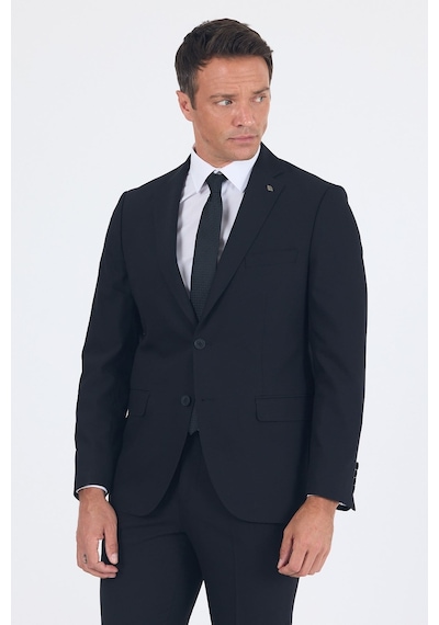 İmza Siyah Mono Yaka Gabardin Astarlı Tek Yırtmaç Esnek 6 Drop Comfort Fit Basic Takım Elbise 1001255010 İmza Siyah Mono Yaka Gabardin Astarlı Tek Yırtmaç Esnek 6 Drop Comfort Fit Basic Takım Elbise 1001255010