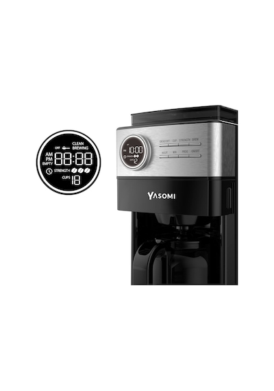 Yasomi CM90 Öğütücülü Filtre Kahve Makinesi