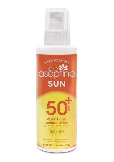 Cire Aseptine Sun Güneş Koruyucu Losyon 50 Spf 200ml