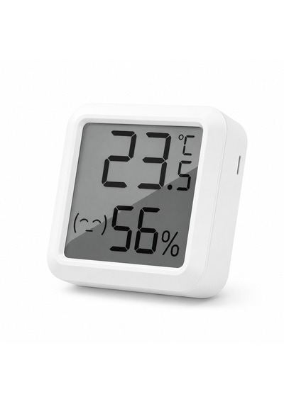 Dijital Sıcaklık Ve Nem Ölçer Lcd Ekranlı Mini Termometre Higrometre Ortam Isı Ve Nem Ölçer Duvar Ve Masaüstü Kullanım