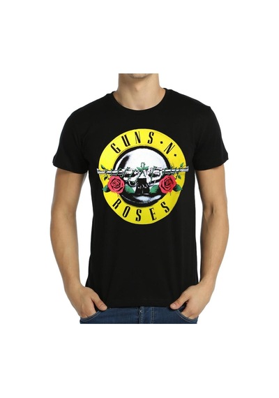 Bant Giyim - Guns N' Roses Siyah Erkek T-Shirt Tişört