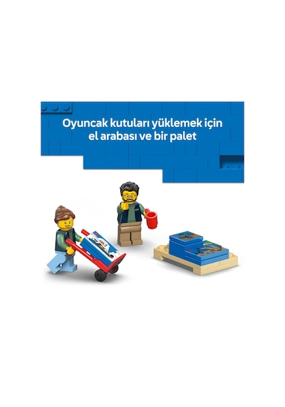 LEGO® City: LEGO Kamyonet 60500 - 6 Yaş ve Üzeri Çocuklar için 2 Minifigür İçeren Yaratıcı Oyuncak Yapım Seti (276 Parça)
