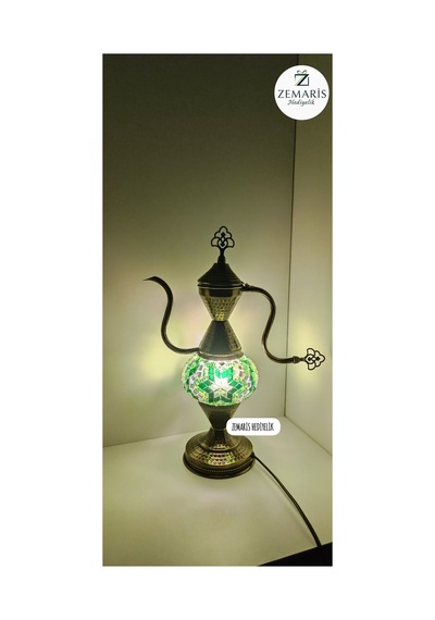 Otantik Mozaik İbrik Yeşil - 729414262 Yeşil
