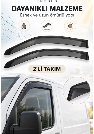 Isuzu Nqr 1995-2012 Cam Rüzgarlığı 2'li Takım