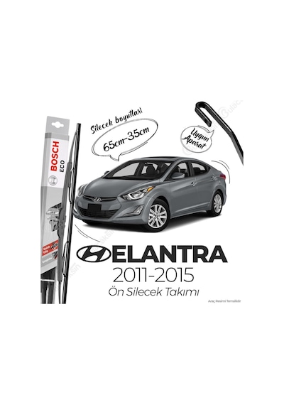 Hyundai Elantra Silecek Takımı Bosch Eco 2011-2015