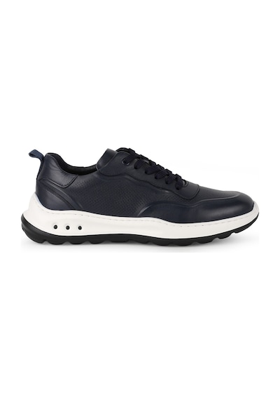 Lbr H1001 Erkek Deri Casual Ayakkabı Lacivert