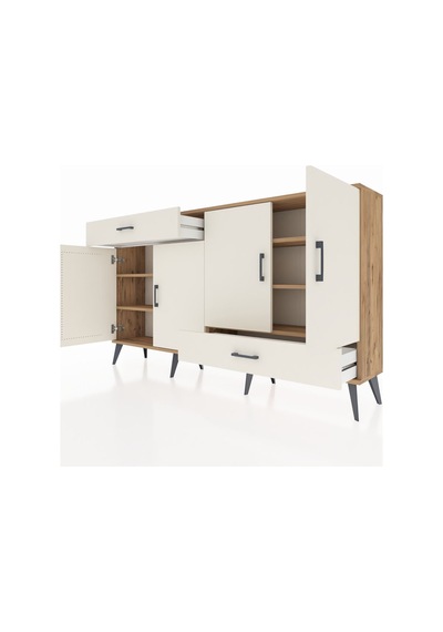 Arges Konsol 5 Raflı 2 Çekmeceli 4 Kapaklı 176x30x99 Çam-aytaşı Aytası/aytası - Atlas Çam Arges Konsol 5 Raflı 2 Çekmeceli 4 Kapaklı 176x30x99 Çam-aytaşı Aytası/aytası - Atlas Çam