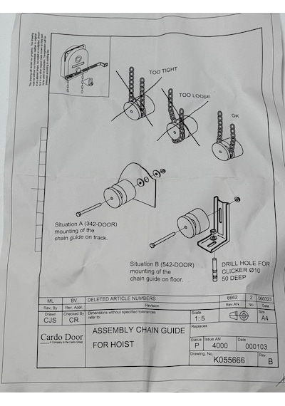 Manuel Zincirli Kaldırma Sistemi T-hoist