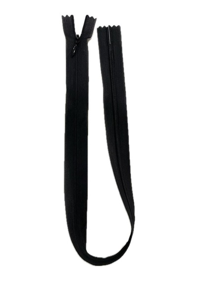 Uzun Gizli Fermuar Siyah 53cm