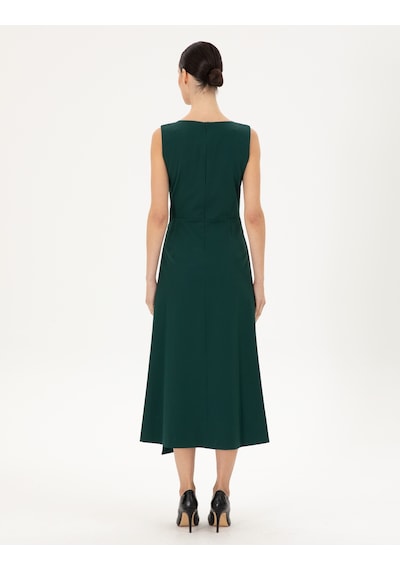 Pierre Cardin Kadın Koyu Yeşil Elbise Dokuma 50296887-vr079 Koyu Yeşil