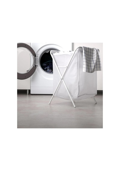 Ikea 50 Litre Beyaz,katlanır