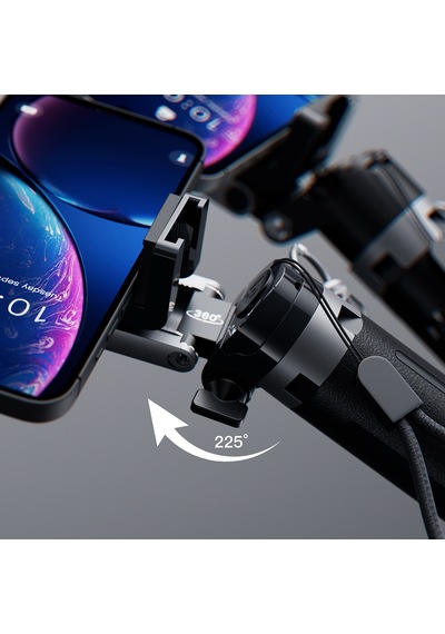 Lenyes Lph112 Dolgu Işıklı 360 Derece Dönebilen 3in1 Selfie Çubuğu Ve Tripod Siyah