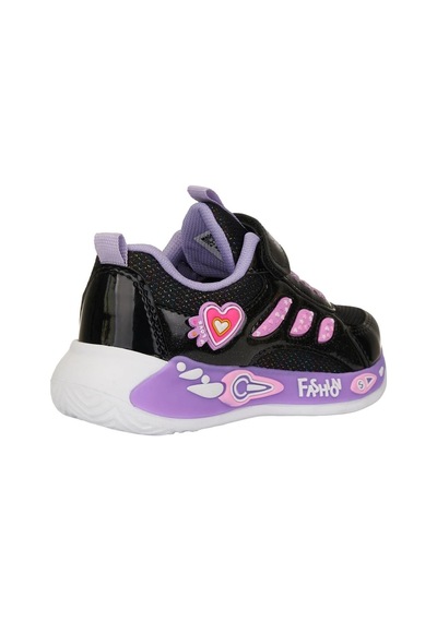 Tuğba Ortopedi 027 Kız Çocuk Rahat Sneaker Siyah/lila