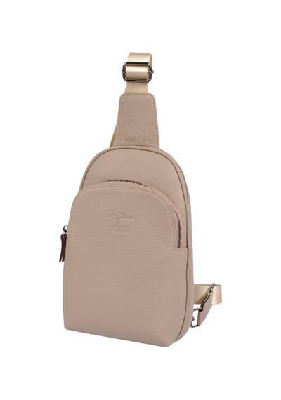 Çapraz Tek Omuz Askılı Hakiki Deri Sportif Çanta Kangaroo K. 8155