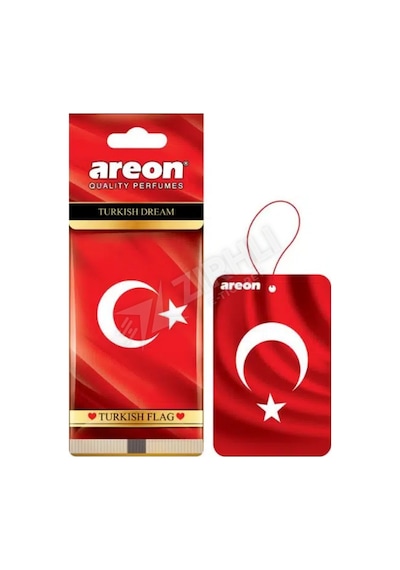 2 Adet Areon Türk Bayrağı Turkish Dream Oto Araç Kokusu Diğer