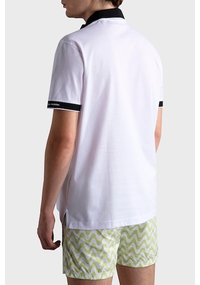 Paul & Shark Erkek Polo Yaka T Shirt 24411319 010 Beyaz Beyaz