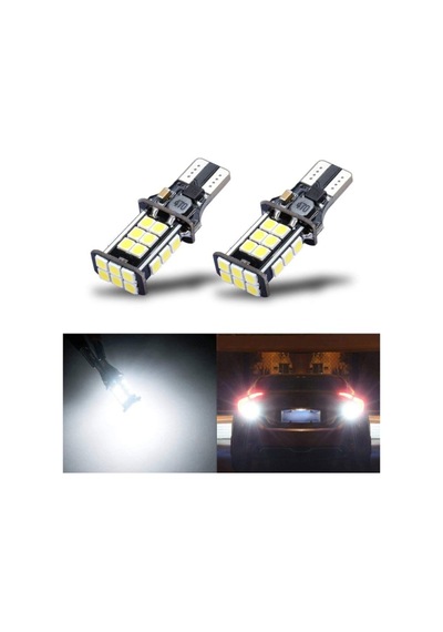 Megamarket06 T15 Duy 24smd Beyaz Led Geri Vites Ampulü W16w