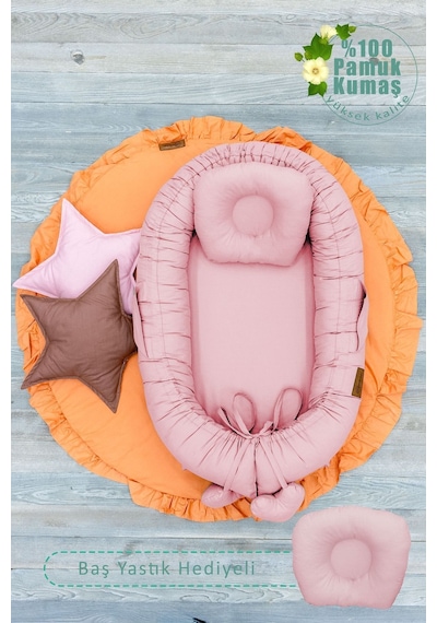 Babynest Ortopedik Bebek Yatağı, Anne Yanı Bebek Yatağı, Ergonomik Tasarım, Morremix Serisi