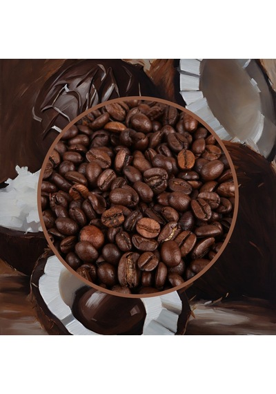 Mim And More Chocolate & Coconut Coffee Çikolata ve Hindistan Cevizi Parçacık Aromalı Kahve Çekirdek Kahve 200 G