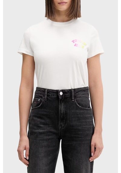Tommy Jeans Logolu % 100 Pamuk Regular Fit Bisiklet Yaka T Shirt Bayan T Shirt Dw0dw22310 Ybl Beyaz Tommy Jeans Logolu % 100 Pamuk Regular Fit Bisiklet Yaka T Shirt Bayan T Shirt Dw0dw22310 Ybl Beyaz