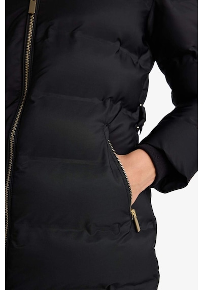 Defacto Su Geçirmez Regular Fit Kapüşonlu Parka F7424ax26spbk27 Siyah-bk27