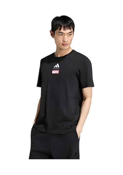 Adidas M Marvel Spıder-man Graphıc T Erkek Günlük Tişört Kr3609 Siyah