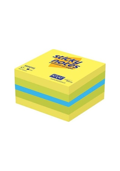 50x50 Yapışkanlı Not Kağıdı Küp 250yp Mixed 5050mx