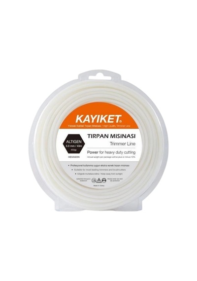 Kayıket Altı Köşe Tır-pan Motoru Misinası 3.3mm 43m
