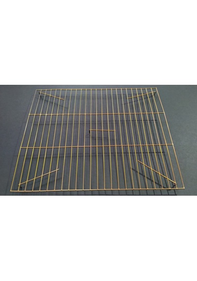 40x32 Üretim Kafesi Taban Izgarası Ayaklı Gold Renk