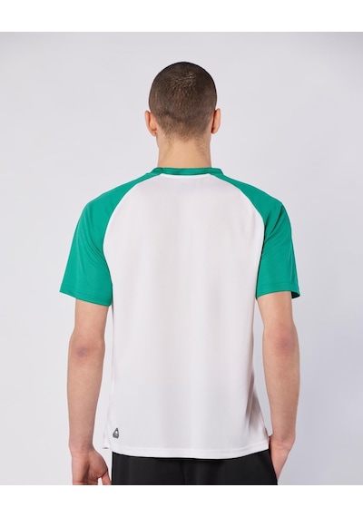 Kappa Kuby Tee Erkek Beyaz-yeşil Regular Tişört