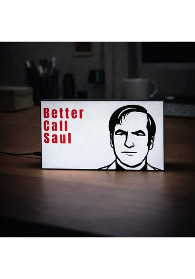 Masa Lambası - Better Call Saul Adaptörlü Dekoratif & Hediyelik Lamba Çok Renkli
