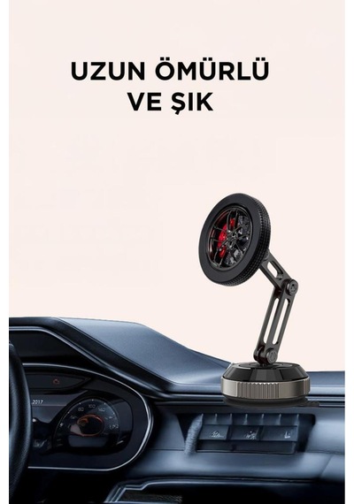 060 Sarsılmaz Manyetik 360 Derece Ayarlanabilir Araç İçi Telefon Tutucu -