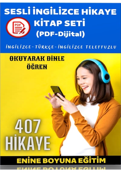 Sesli İngilizce Hikaye Kitap Seti (407 Sesli Hikaye)