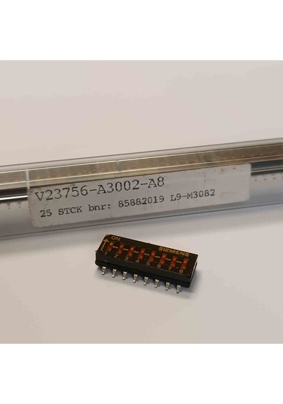 V23756-a3002-a8 8 Li Smd Dip Swıch Pcb Siemens Swich 10 Adet