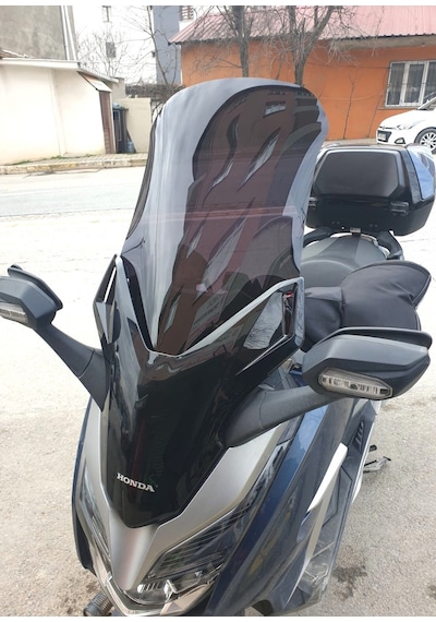 Motocam Honda Forza 250 Ön Cam 2018-2020 Model 58cm Siyah Renkli 4mm İade Yoktur